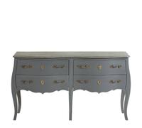Loire Chest - 4 Drawer - Wide - Dark Grey