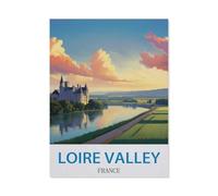 Loire Valley France，Tin Signs Funny Vintage Metal Sign Plaqu Poster Wall Art Pub Bar Kitchen Garden Bathroom Home Decor(30x40cm）12x16 inch-DZ58