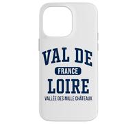 Loire Valley France Valley of A Thousand Castles Navy Print Case for iPhone 14 Pro Max