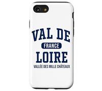 Loire Valley France Valley of A Thousand Castles Navy Print Case for iPhone SE (2020) / 7/8