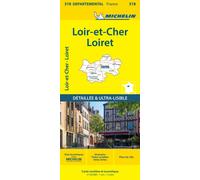 Loiret Loir-et-Cher - Michelin Local Map 318 : Map