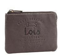 Lois - Coin Purse - Small Coin Purse - Small Purses with Zip - Leather Coin Pouch. Coin Purse Men - Small Men's Leather Money Pouch - Leather Coin Wallet with RFID Anti-Theft Technology, Dark Browm