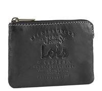 Lois - Coin Purse - Small Coin Purse - Small Purses with Zip - Leather Coin Pouch. Coin Purse Men - Small Men's Leather Money Pouch - Leather Coin Wallet with RFID Anti-Theft Technology, Black