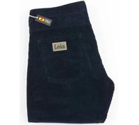 Lois Jeans Men's New Dallas Jumbo Cord Jeans, Navy Blue, 36W x 34L