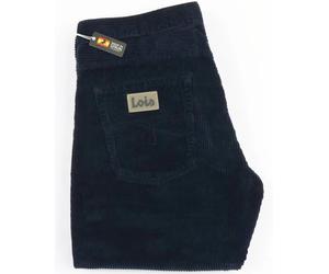 Lois Dallas Straight Jumbo Cords Navy