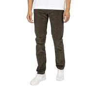 Lois Jeans Men's Sierra Thin Corduroy Trousers, Green Olive, 36W x 30L