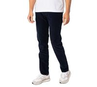 Lois Jeans Men's Sierra Thin Corduroy Trousers, Navy Blue, 33W x 32L
