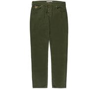 Lois Jeans Sierra Thin Cord Trousers - Green Olive - W36" / L30" - Menswear W36" / L30"
