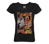 Lois Lane Super Hero S Super Hero's Girlfriend Comics Comics Super Hero Women's Round Neck T-Shirt, Black, M
