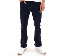 Lois Jeans Men's Dario Boot Thin Corduroy Jeans, Navy Blue, 38W x 32L