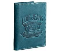 Lois - Mens Wallets - Slim Leather Mens Wallet - Leather Wallets Brand for Men with Card Compartment - Genuine Leather Men's Wallets - Small RFID Wallet for Men, Blue