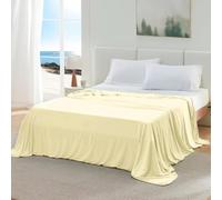 LoiYtrd Blanket - Plain, Cooling & Multi-size(Yellow,274x229cm)