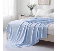 LoiYtrd Cooling Blanket - Jacquard For Hot Sleepers(Blue,100x120cm)