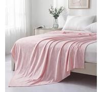 LoiYtrd Cooling Blanket - Jacquard For Hot Sleepers(Pink,200x230cm)