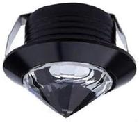 LoiYtrd Indoor Downlight Black 1W Mini Recessed Spotlight Personalized Diamond LED Recessed Downlight 33-40mm Recessed Ceiling Recessed Ceiling Recessed ceiling light(Red)