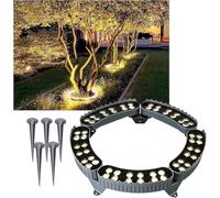 LoiYtrd LED Tree Spotlights, Suitable For Palm Trees, Courtyards, And Gardens(Blue,5 Packs)