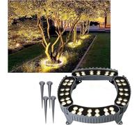 LoiYtrd LED Tree Spotlights, Suitable For Palm Trees, Courtyards, And Gardens(Green,4 Packs)