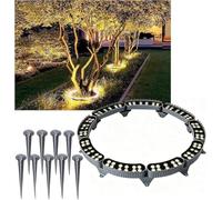 LoiYtrd LED Tree Spotlights, Suitable For Palm Trees, Courtyards, And Gardens(Rgb,9 Packs)