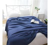 LoiYtrd Lightweight Sofa Blanket - Cooling Fibre, Soft(Dark Blue,230x270cm)