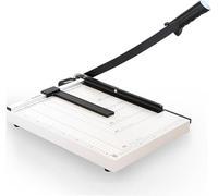 LoiYtrd Paper Cutter B4 Portable Paper Cutter With Safety Catch Adjustable Paper Guide Removable Paper Stop Design 15-sheet Capacity For Printers Photo Libraries