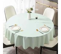 LoiYtrd Round Polyester Fibre Washable PVC Tablecloth Suitable For Both Indoor And Outdoor Use(260cm)