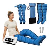 LoJax Air Compression Massager Pressotherapy Recovery Boots for Legs, 6 Chamber Lymphatic Drainage Massager, for Pain and Circulation, Professional Air Compression Device with Timing Function