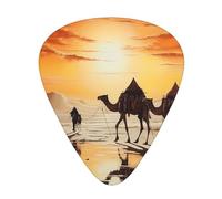 Lok Ling in the evening sun Patterned guitar picks - (thin/medium/thick) free to choose, suitable for all kinds of string instruments,
