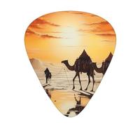 Lok Ling in the evening sun Prints Guitar Picks - 12-Piece Set with 3 Different Thicknesses, Suitable for Electric and Acoustic Guitars