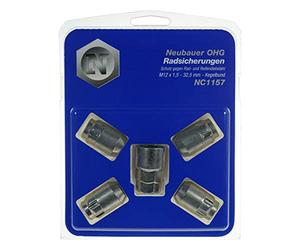 LOK-NOX LKNC1157 Locking Wheel Nuts M12 X 1.5 60 Degree, 32.5/19/ 21mm