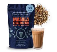 Loka Masala Chai Blend for Loka Chai Maker, Loose Leaf, Broken Orange Pekoe Small Leaf Assam Tea, 30 Cups, Lower Caffeine, Black Tea with Cardamom, Cinnamon, Ginger, Black Pepper, Fennel and Cloves
