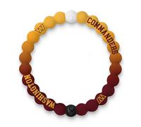 Lokai NFL Football Collection Silicone Beaded Bracelet, Washington Commanders Home Field (Medium) - Beaded Bracelet for Women & Men, Silicone Jewelry Bracelet Slides-On for Comfortable Fit