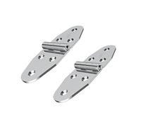 Lokatall 2Pack Folding Table Hinge, Stainless Steel Cabinet Door Folding Hinge 270 Degree Boat Door Hinge for Cupboard Table Wooden Box Furniture Kitchen Yacht Boat Machine, 120×40×2.5mm Silver