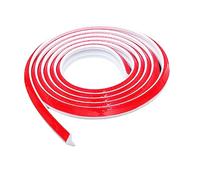 Lokatall PVC Quadrant Trim, 5 Meters Self Adhesive Moulding Trim Wall Corner Strip Wall Inside Corner Decoration Caulk Strip Gap Cover Laminate Floor Beading Edging Strip Plastic Skirting Board 9×12mm