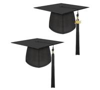 LOKAXXZU Academic Achievement Hat Adjustable Graduation Ceremony Hat with Tassels for Adults and Students