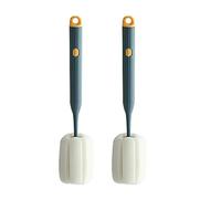 LOKAXXZU Bottle Soft Brush -2Pcs Sponge Bottle Brush Soft and Easy to Clean, Baby Bottle Sponge Brush Can Effectively Remove The Stain Residue On The Bottom of The Cup (Green)