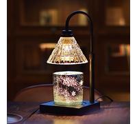 LOKAXXZU Candle Warmer Lamp with Dimmer, 2H/4H/8H Timer, Compatible with Yankee Candle Large Jar Candle, Home Decor Gift for her, Birthday Gift for mom, Home Scented Jar Candles Heater,Black