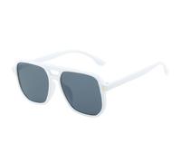 LOKAXXZU Fashion Double Bridges Square Sunglasses Women Retro Rivets Decoration Shades UV400 Men Gradient Trending Sun Glasses