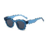 LOKAXXZU Fashion Retro Punk Wavy Sunglasses Women Cool Shades Men Classic Sun Glasses Irregular Elegant Eyewear Uv400