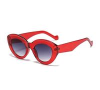 LOKAXXZU Popular Fashion Oversized Cat Eye Women Sunglasses Retro Leopard Shades UV400 Men Trending Oval Sun Glasses