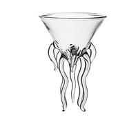LOKAXXZU Red Wine Glasses Jellyfish Cocktail Cup Octopus Cup