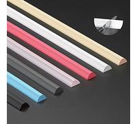 LOKAXXZU Silicone Wet Room Bathroom Floor Seal,Collapsible Threshold Water Dam,Shower Guard Barrier and Retention System,Waterproof Shower Water Blocking Strips,Wet Dry Separation,Gray,200cm/79in