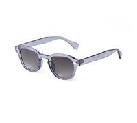 LOKAXXZU Vintage Rivet Tortoiseshell Round Sunglasses Women Men Retro Yellow Blue Lens Square Sun Glasses