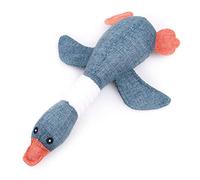 LOKAXXZU Wild Goose Dog Toys Cartoon Resistance to Bite Squeaky Sound Pet Toy for Cleaning Teeth Puppy Dogs Chew Pet Supplies,Dark Green