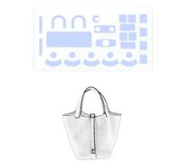 LokChuiDor Hardware Protective Film, Compatible with Hermes Picotin 18/22/26. Purse Hardware Sticker Transparent, Anti-Scratch, Clear