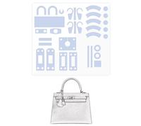 LokChuiDor Hardware Protective Film, Compatible with Kelly 25. Purse Hardware Sticker Transparent, Anti-Scratch, Clear