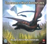 Loke Battlemats Calendar of Many Adventures 2026, Calendar 2026
