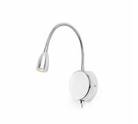 Luminosa Lighting Luminosa Loke Led Indoor Wall Light Reading Lamp Chrome