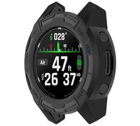LOKEKE Compatible with Garmin Descent G2 Protective Case Cover, TPU Protective Watch Case Cover Shell Compatible with Garmin Descent G2/G1(Black)
