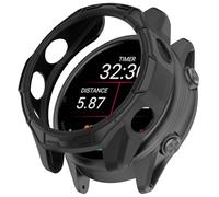 LOKEKE Compatible with Garmin Forerunner 170 Protective Case Cover, TPU Hard Protective Watch Case Cover Shell Compatible with Garmin Forerunner 170/70 Accessories(Black)