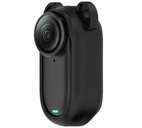 LOKEKE Compatible with Insta360 GO 2 Protective Case Cover, Silicone Protective Case Cover Shell Compatible with Insta360 GO 2(Black)